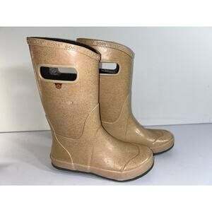Bogs Water Rain Boots Rubber Crepe Glitter Sparkle Girl’s Youth Size 3
